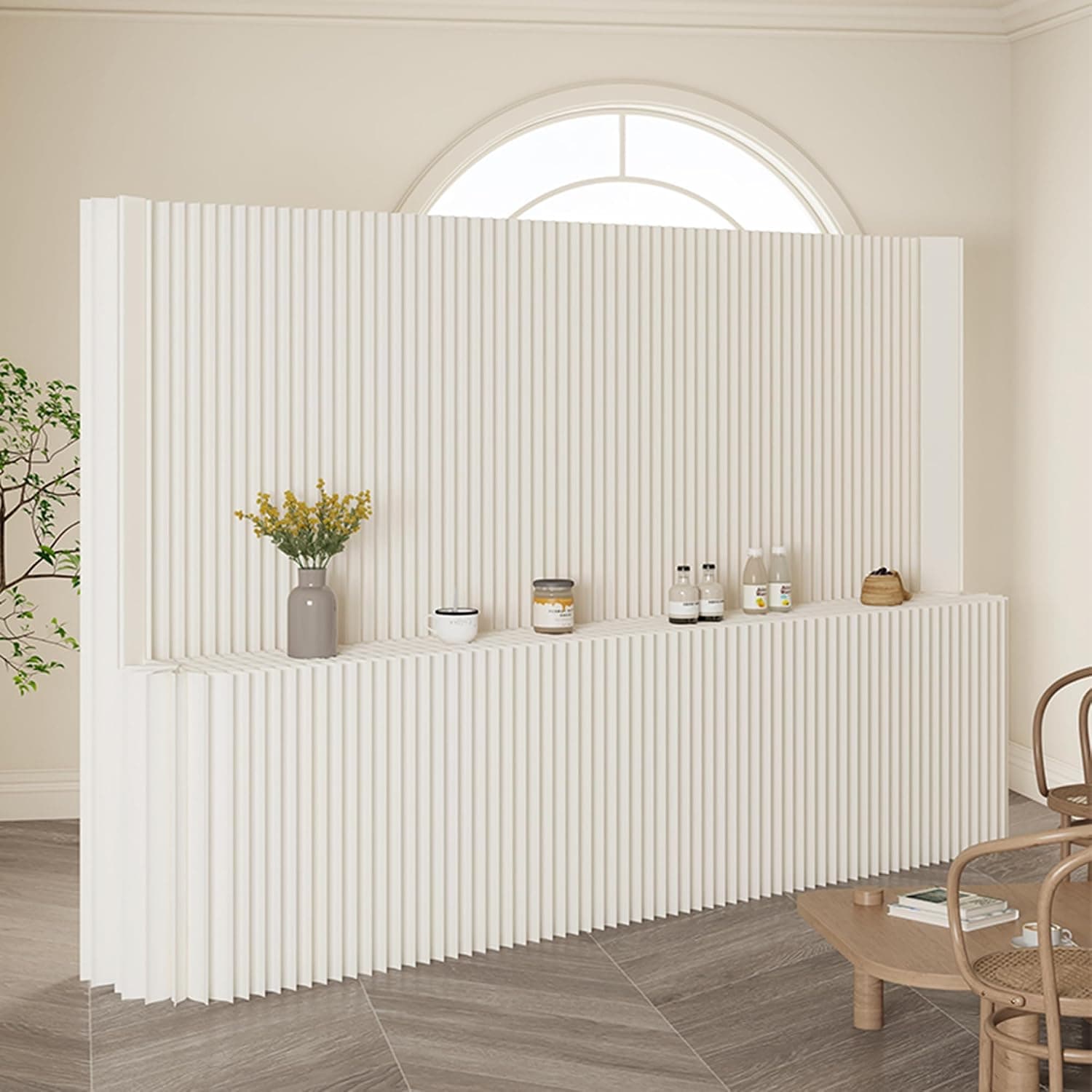 With Shelves