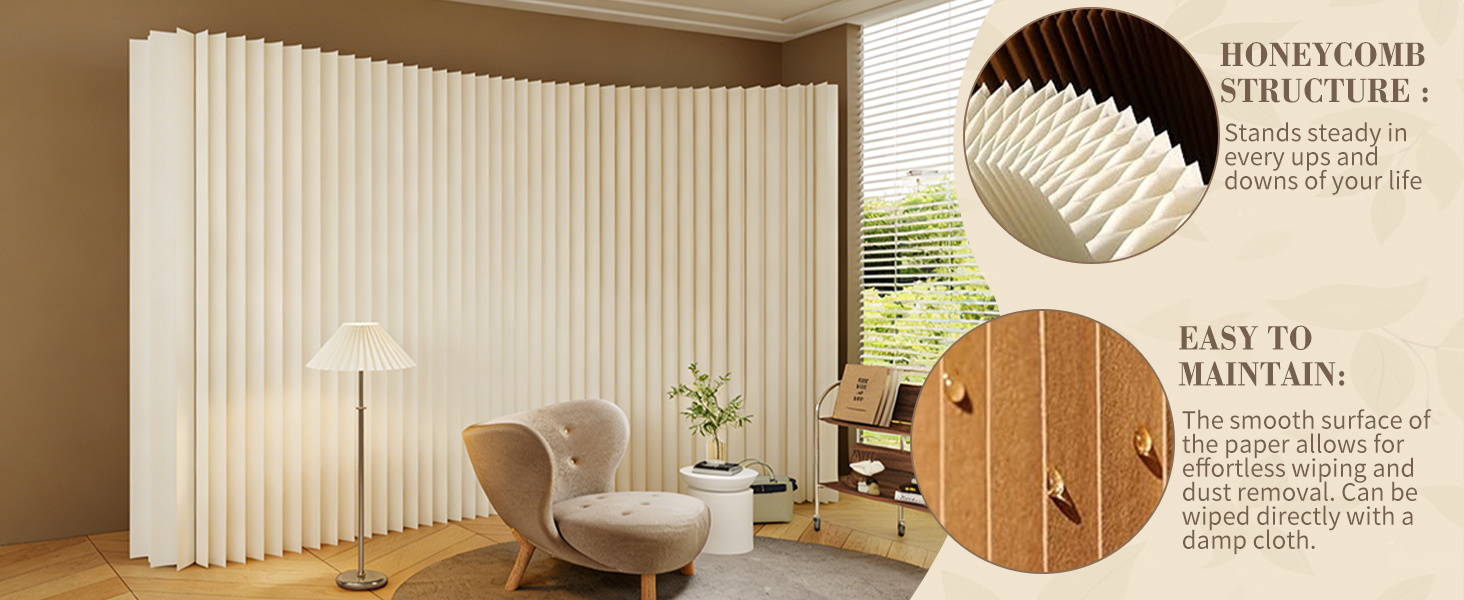 HELLOpoper foldable room divider product details 5
